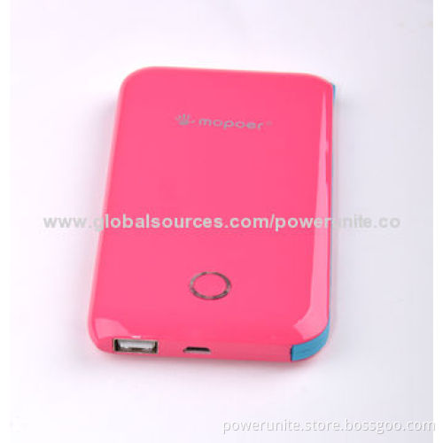 Dual USB Ports, Portable Power Bank for Mobile Phones, Built-in Cable with High Quality